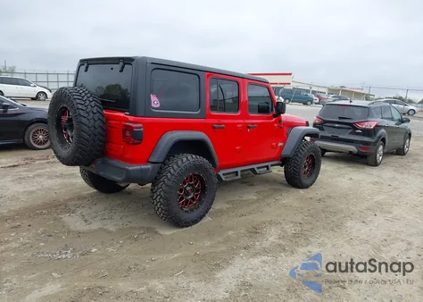 2019 Jeep Wrangler Unlimited Sport S 4X4 из США, поврежденный, VIN 1C4HJXDGXKW594094